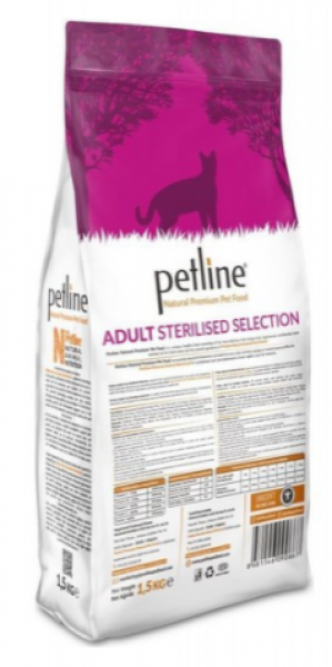 Petline Natural Premium Kısırlaştırılmış 1.5 kg Kedi Maması