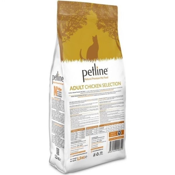 Petline Natural Premium Tavuklu Yetişkin 1.5 kg Kedi Maması