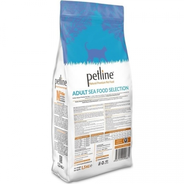 Petline Natural Premium Seafood Hamsili Yetişkin 12 kg Kedi Maması