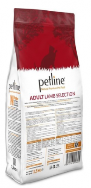 Petline Natural Premium Kuzu Etli Yetişkin 1.5 kg Kedi Maması