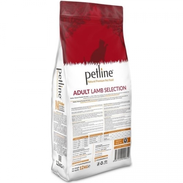 Petline Natural Premium Kuzu Etli Yetişkin 12 kg Kedi Maması