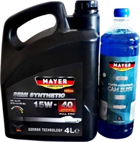 Mayer Lubrication Nitro 15W-40 Motor Yağı (4 litre)