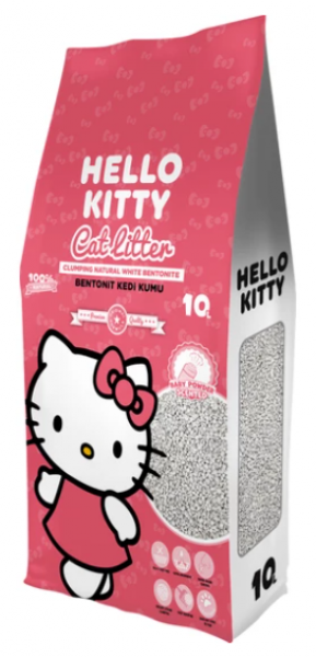Hello Kitty Bebek Pudrası Kokulu 10 lt Kedi Kumu (10 lt)