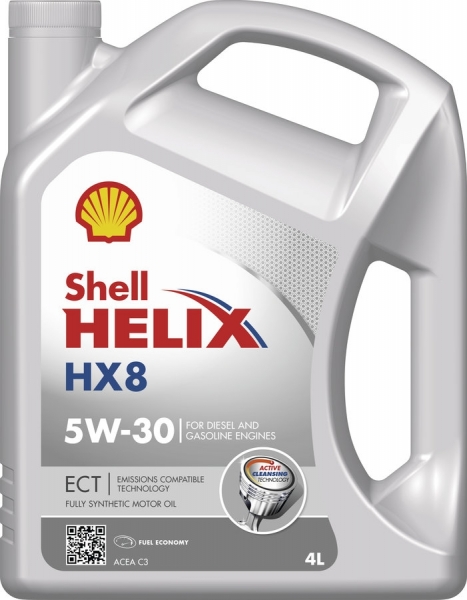 Shell Helix HX8 Synthetic ECT C3 5W-30 Motor Yağı (5 litre)