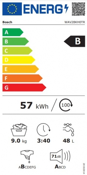 Bosch WAV28KH0TR Çamaşır Makinesi