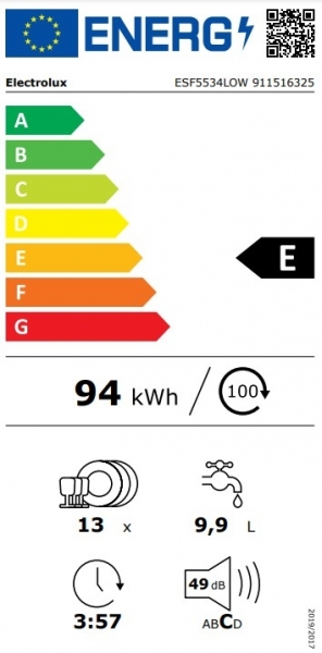 Electrolux ESF5534LOW Bulaşık Makinesi