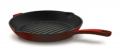 Korkmaz A2847 Casta Kırmızı Yuvarlak Grill Döküm Tava 28 cm resim