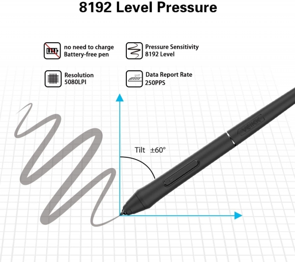 Veikk VK640 Grafik Tablet