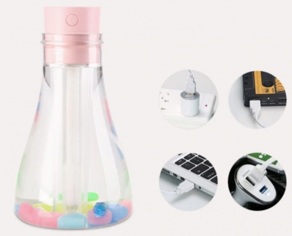 PoyrazGlobal 500ml Led Işıklı Hava Nemlendirici
