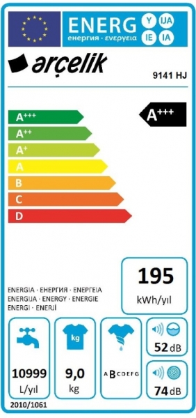 Arçelik 9141 HJ Çamaşır Makinesi