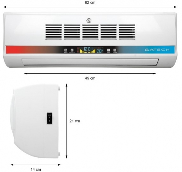 Gatech KM-1717-HC 2200W Fanlı