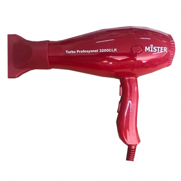Mister Turbo Profesyonel 3200CLR Saç Kurutma Makinesi