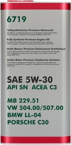 Fanfaro 6719 SAE 5W-30 Motor Yağı (5 litre)