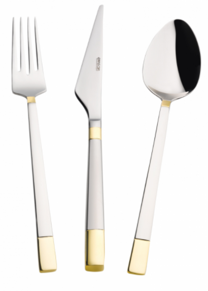 Emsan Elegance Duru Gold 84 Parça Çatal Kaşık Bıçak Takımı