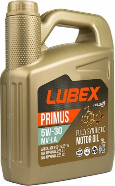Lubex Primus MV-LA 5W-30 Motor Yağı (5 litre)
