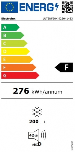 Electrolux LUT5NF20X Derin Dondurucu