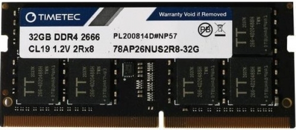 Timetec 78AP26NUS2R8-32G 32 GB 2666 MT