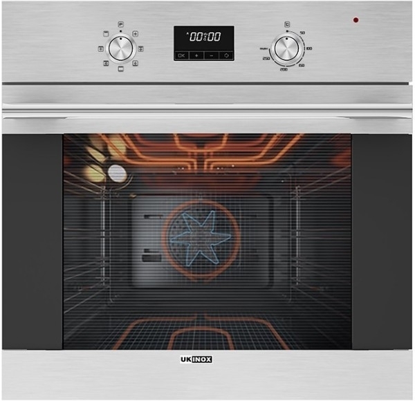 Ukinox Chef Ankastre Fırın (İnoks)