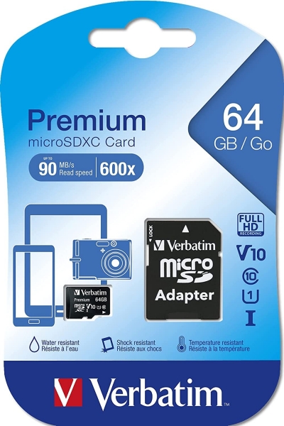 Verbatim Premium microSD (64 GB)