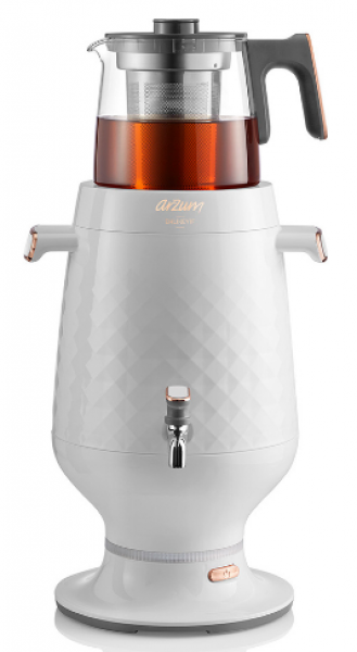 Arzum AR3083-B Ehlikeyf Semaver (Beyaz / Siyah)