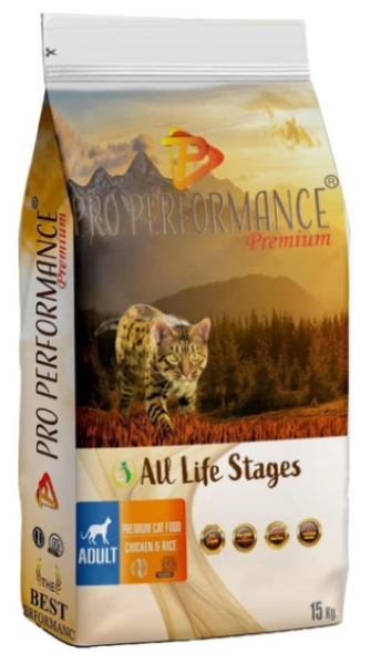 Pro Performance Tavuk Etli Pirinçli Yetişkin 15 kg Kedi Maması