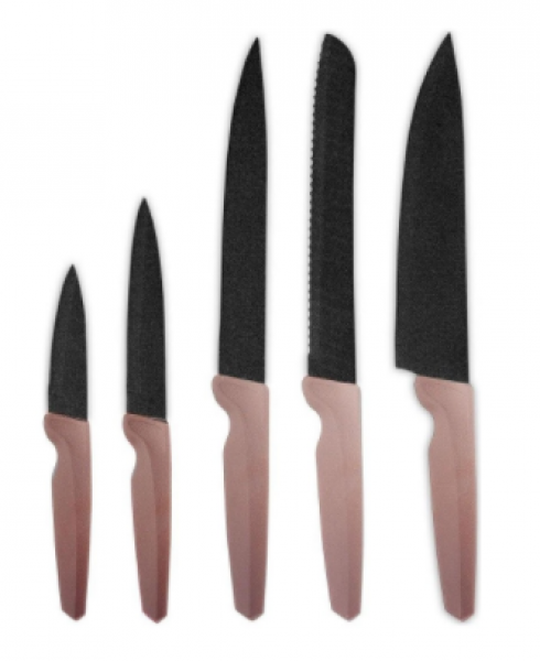 Schafer Kitchenhouse Bıçak Seti 6 Parça (Gül Kurusu)