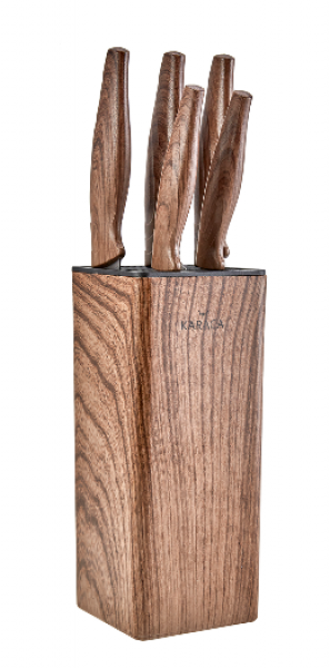 Karaca Wooden Standlı Bıçak Seti 6 Parça