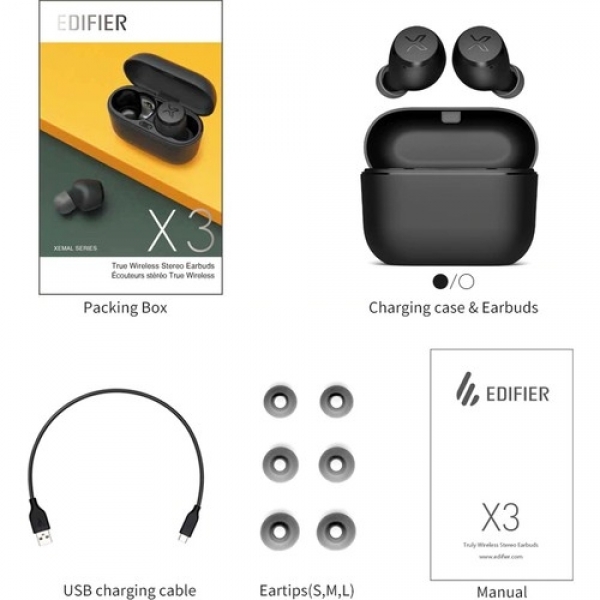 Edifier X3 Tam Kablosuz Kulaklık