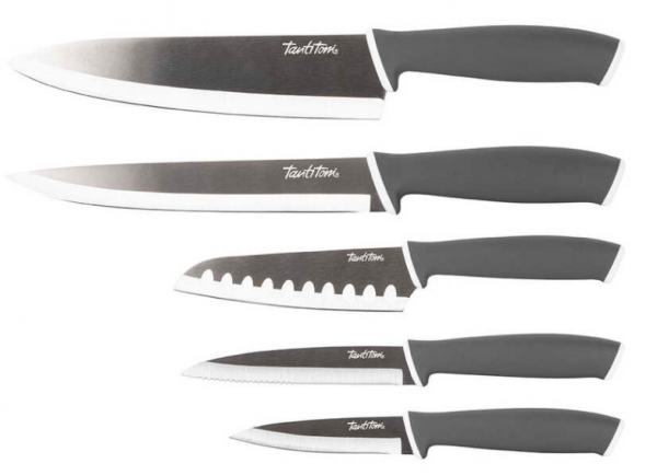 Tantitoni Füme Santoku Bıçak Seti