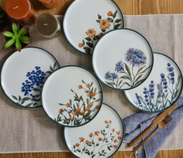 Porland Flower Garden Karma 18 Parça Kahvaltı Takımı