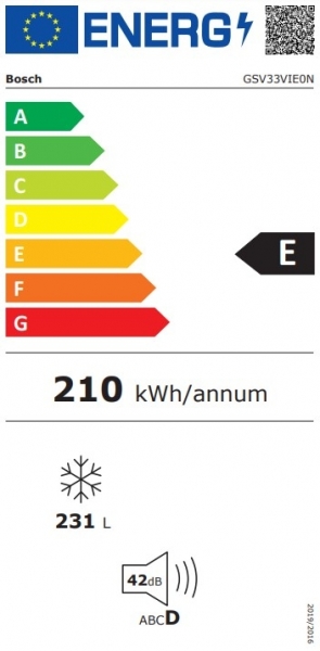 Bosch GSV33VIE0N Derin Dondurucu