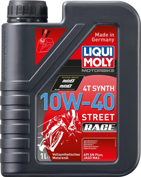 Liqui Moly Motorbike 4T Synth 10W-40 Street Race Motor Yağı (1 litre)