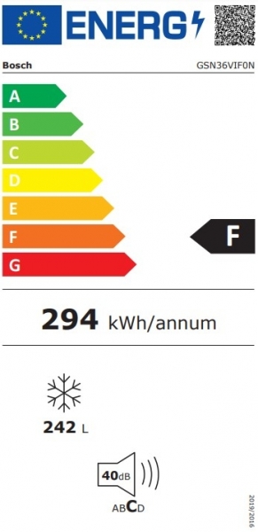 Bosch GSN36VIF0N Derin Dondurucu