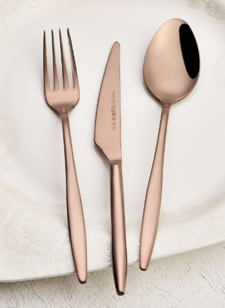 Emsan Goldinoks Rosegold 24 Parça Çatal Kaşık Bıçak Takımı