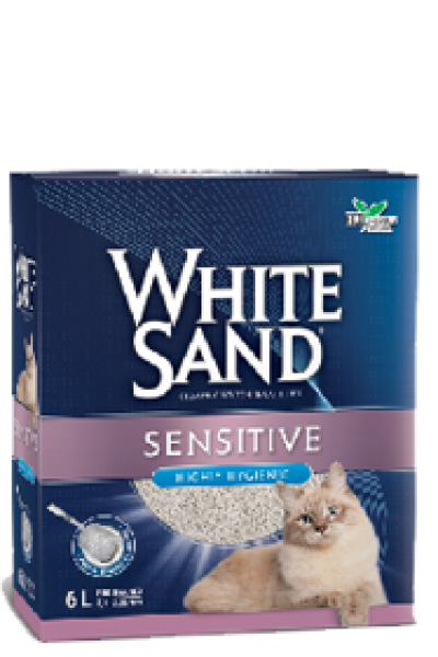 White Sand Sensitive 6 lt Kedi Kumu