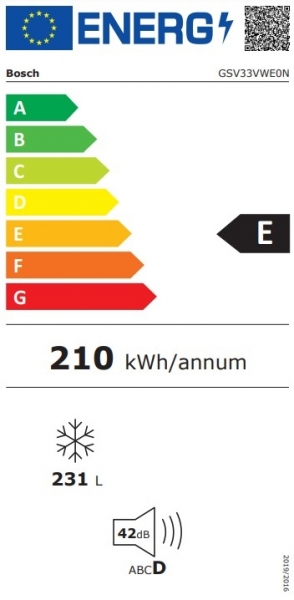 Bosch GSV33VWE0N Derin Dondurucu