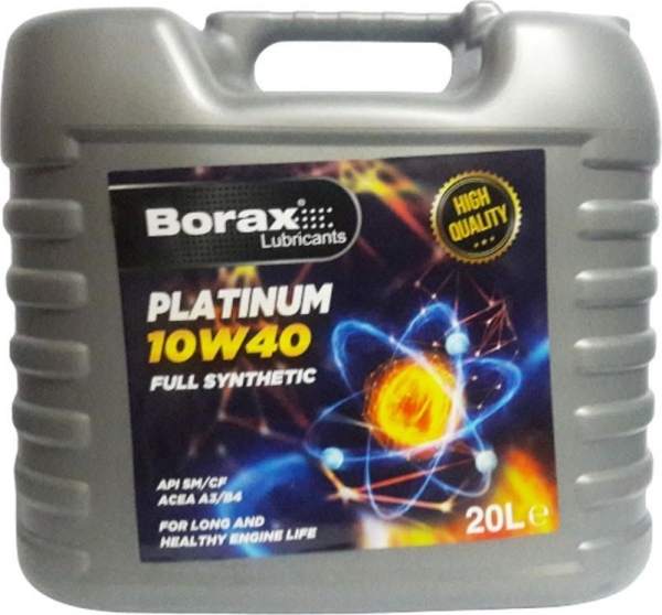 Borax Platinum Full Synthetic 10W-40 Motor Yağı (20 litre)