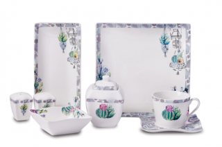 Korkmaz Link Collection A8574 28 Parça Kahvaltı Takımı