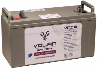 Volan Battery Solar Jel 12V 125Ah