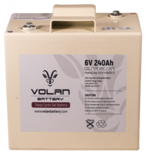 Volan Battery Solar Jel 6V 240Ah