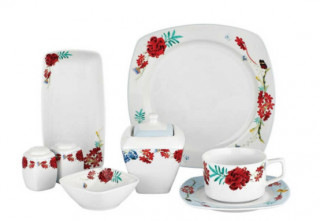 Korkmaz Bonjour Collection A8613 28 Parça Kahvaltı Takımı