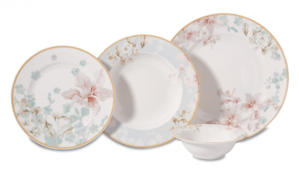 Korkmaz Vanessa Collection A8877 24 Parça Yemek Takımı