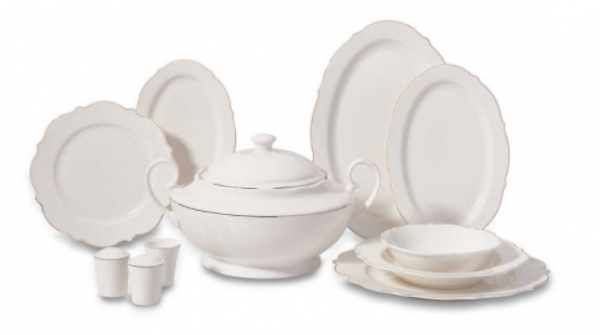Korkmaz Eliza Collection A8241 60 Parça Yemek Takımı