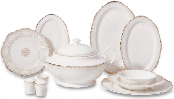 Korkmaz Eliza Collection A8238 60 Parça Yemek Takımı