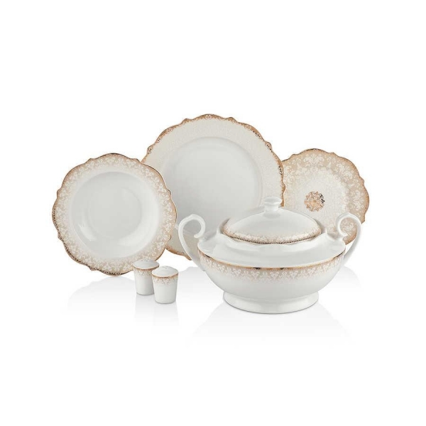 Korkmaz Eliza Collection A8238 60 Parça Yemek Takımı