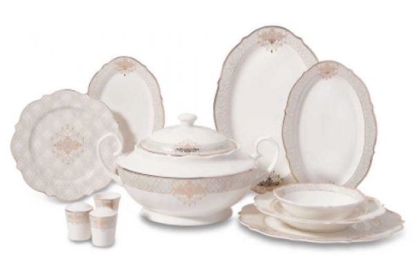 Korkmaz Eliza Collection A8239 60 Parça Yemek Takımı