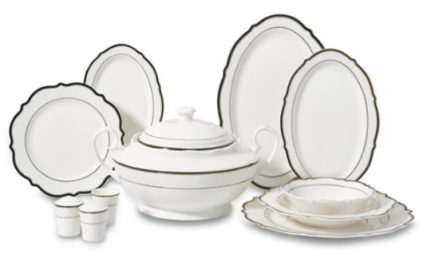 Korkmaz Eliza Collection A8240 60 Parça Yemek Takımı