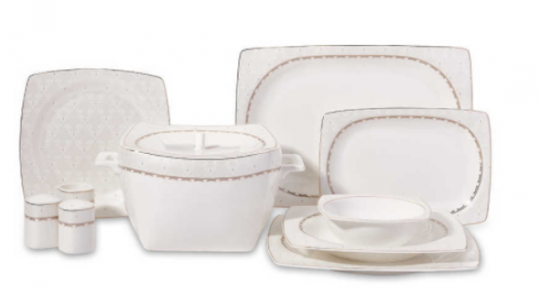 Korkmaz Bone Selection A8447 60 Parça Yemek Takımı