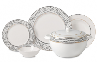 Korkmaz Perla Collection A8362 60 Parça Yemek Takımı