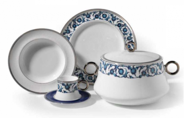 Korkmaz Hasbahçe Mai A8551 90 Parça Yemek Takımı